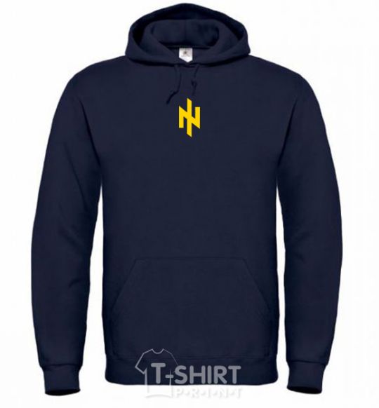 Men`s hoodie Azov Idea of the Nation navy-blue фото