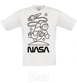 Kids T-shirt Nasa white White фото