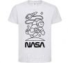 Kids T-shirt Nasa white White фото