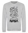 Sweatshirt Nasa white sport-grey фото