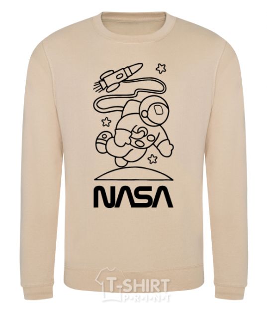 Sweatshirt Nasa white sand фото