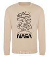 Sweatshirt Nasa white sand фото