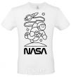 Men's T-Shirt Nasa white White фото