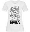 Women's T-shirt Nasa white White фото