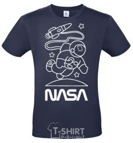 Men's T-Shirt Nasa logo heart grey фото