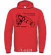 Men`s hoodie Javelin bright-red фото