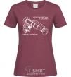 Women's T-shirt Javelin burgundy фото