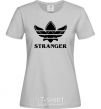 Женская футболка Stranger things adidas Серый фото