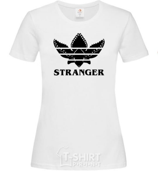Женская футболка Stranger things adidas Белый фото