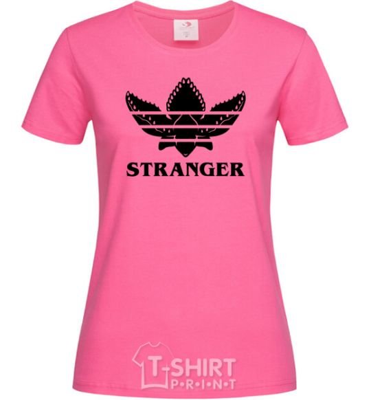 Женская футболка Stranger things adidas Ярко-розовый фото