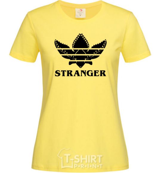 Женская футболка Stranger things adidas Лимонный фото