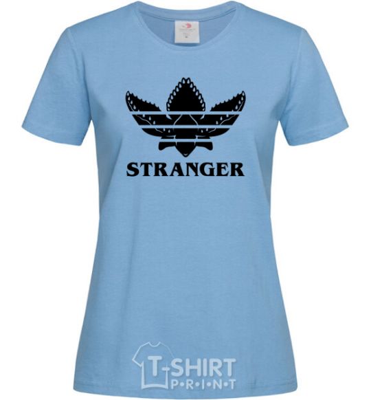 Женская футболка Stranger things adidas Голубой фото