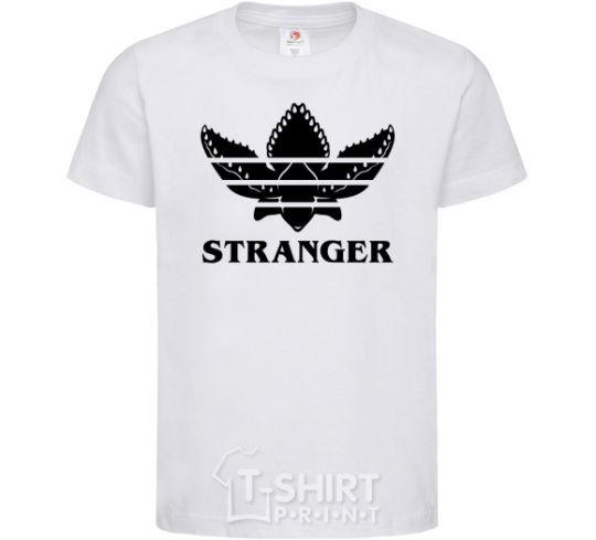 Детская футболка Stranger things adidas Белый фото