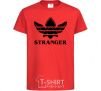 Детская футболка Stranger things adidas Красный фото