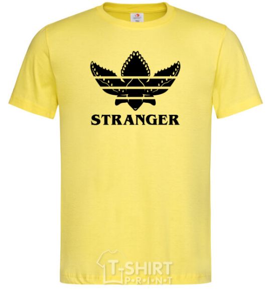 Men's T-Shirt Stranger things adidas cornsilk фото