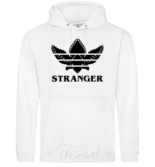 Мужская толстовка (худи) Stranger things adidas Белый фото