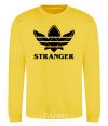 Sweatshirt Stranger things adidas yellow фото