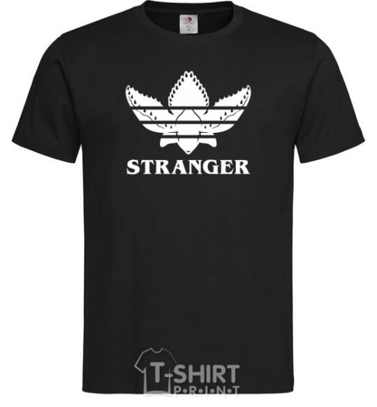 Men's T-Shirt Stranger things adidas black фото