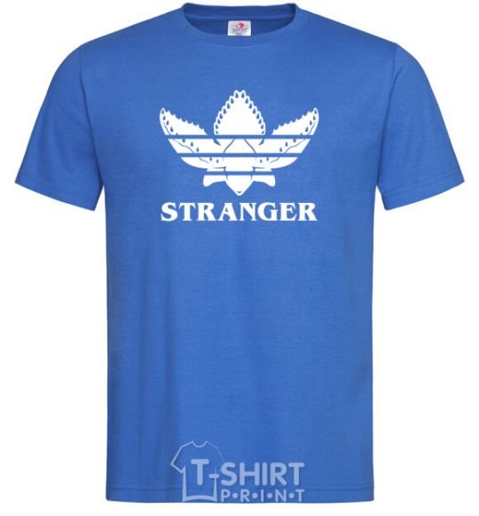 Men's T-Shirt Stranger things adidas royal-blue фото