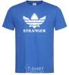 Men's T-Shirt Stranger things adidas royal-blue фото