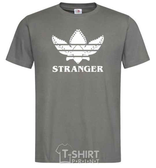 Men's T-Shirt Stranger things adidas dark-grey фото