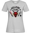 Women's T-shirt Hellfire Club grey фото