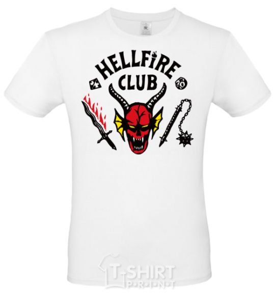 Men's T-Shirt Hellfire Club White фото