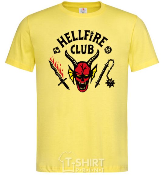 Men's T-Shirt Hellfire Club cornsilk фото