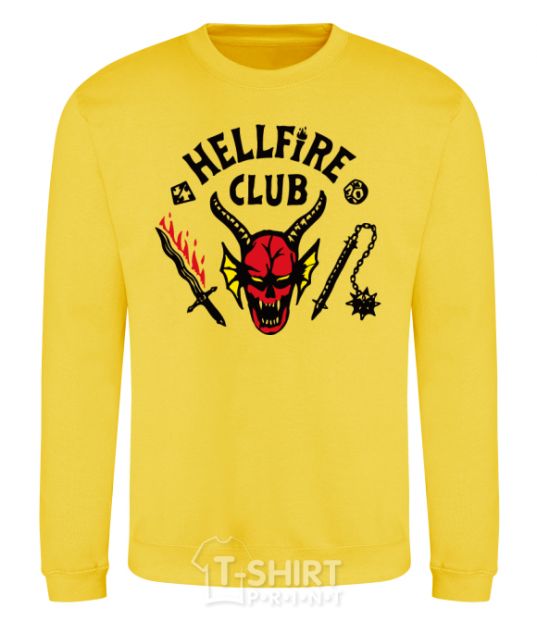 Sweatshirt Hellfire Club yellow фото