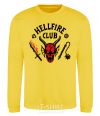 Sweatshirt Hellfire Club yellow фото