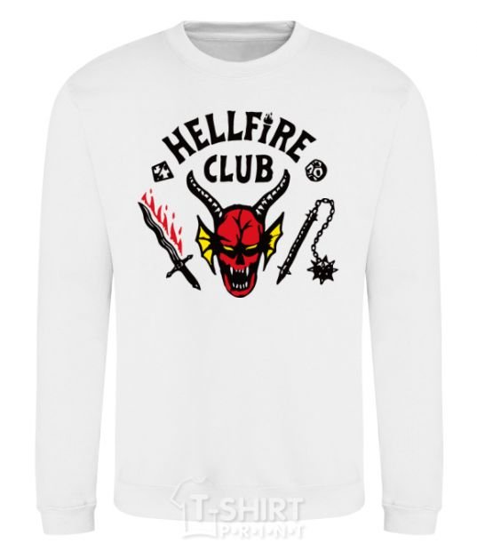 Свитшот Hellfire Club Белый фото