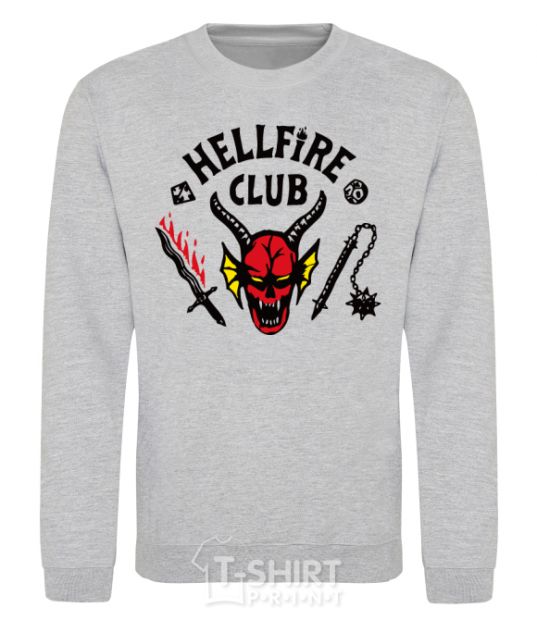 Sweatshirt Hellfire Club sport-grey фото
