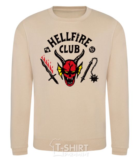 Sweatshirt Hellfire Club sand фото