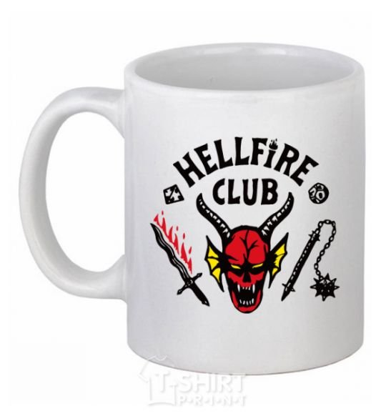 Чашка керамическая Hellfire Club Белый фото