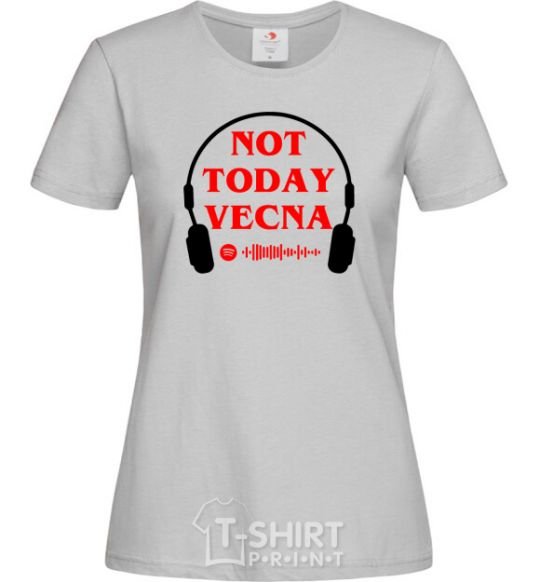 Women's T-shirt Stranger Things Vecna grey фото