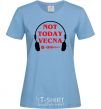 Women's T-shirt Stranger Things Vecna sky-blue фото