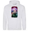 Men`s hoodie Stranger Things Starcourt Mall sport-grey фото