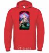 Men`s hoodie Stranger Things Starcourt Mall bright-red фото