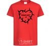 Kids T-shirt Friends dont lie red фото