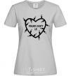 Women's T-shirt Friends dont lie grey фото