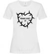 Women's T-shirt Friends dont lie White фото