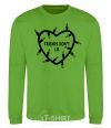 Sweatshirt Friends dont lie orchid-green фото