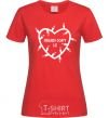 Women's T-shirt Friends dont lie red фото