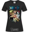 Women's T-shirt One piece anime black фото