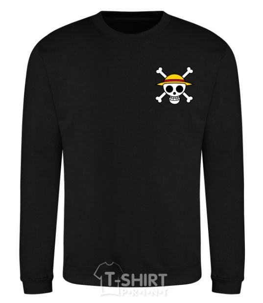 Sweatshirt One piece skull black фото