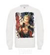 Sweatshirt One piece worn White фото