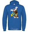 Men`s hoodie Striped deer Ukrainian royal фото