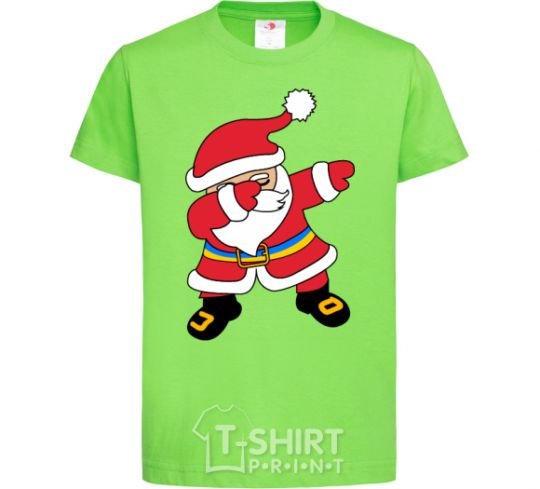 Kids T-shirt Hype Santa Ukrainian orchid-green фото