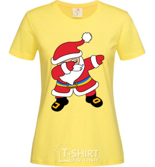 Women's T-shirt Hype Santa Ukrainian cornsilk фото
