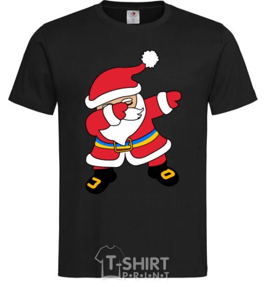 Men's T-Shirt Hype Santa Ukrainian black фото